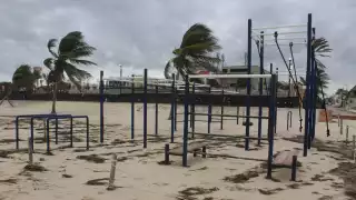 Paso de Sara en la Península deja encharcamientos y árboles caídos en Yucatán