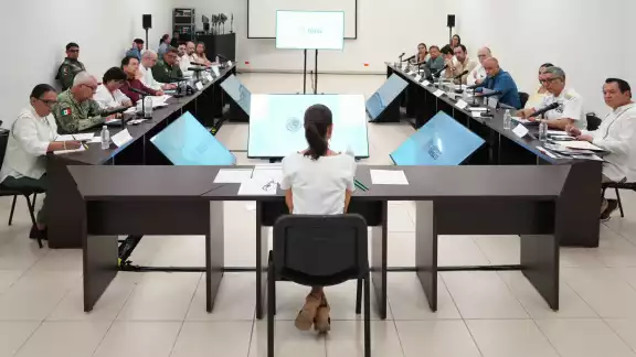 La reunión se llevó a cabo en Puerto Progreso La reunión se llevó a cabo en Puerto Progreso
