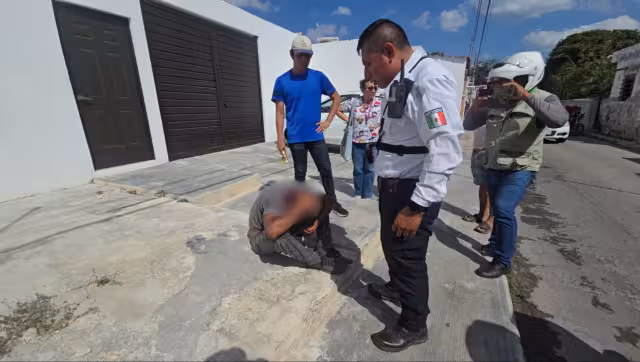 Vecinos del barrio de Santa Ana detuvieron a un presunto ladrón.