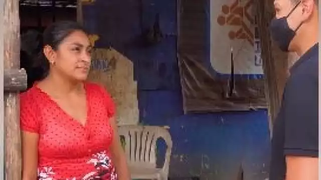 Con lágrimas en los ojos, Lady contó que una de sus principales preocupaciones es la falta de comida para sus hijos
