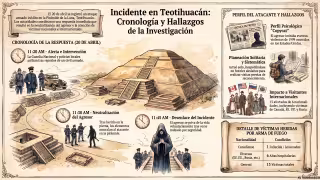 Cronología del ataque en Teotihuacán: así ocurrieron los hechos; hay 2 muertos y 13 lesionados