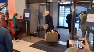 Así llegó el Vasco Aguirre a Washington para el sorteo del Mundial 2026