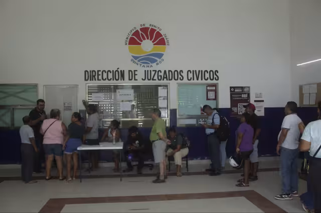 Los Juzgados Cívicos en Cancún registraron mucho movimiento.