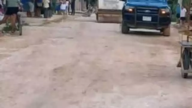 El conductor de la maquinaria pesada no se percató del accidente, ya que contaba con audífonos