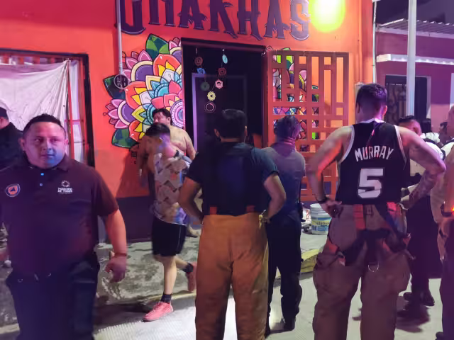 Se registró una intensa movilización de cuerpos de emergencia en la Colonia Renovación