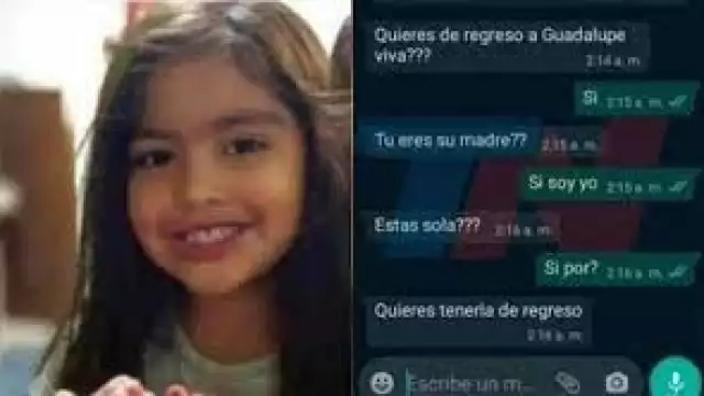 ¿Quieres de regreso a Guadalupe viva?: El WhatsApp que recibió la madre de niña desaparecida en Argentina