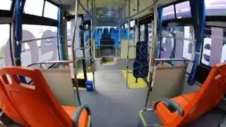 Un chofer y una mujer protagonizaron una pelea en un autobús en Nuevo León