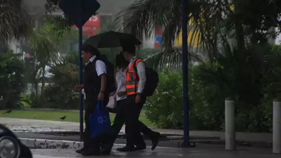 Los chubascos continuarán por la presencia del Frente Frío No. 21 en el estado de Quintana Roo
