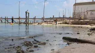 Realizan trabajos de relleno en zonas de Progreso contra la erosión costera