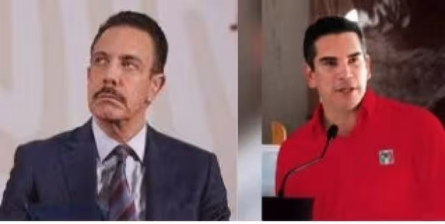 Alito Moreno y Omar Fayad protagonizan una batalla rumbo a las elecciones gubernamentales. Foto: Especial