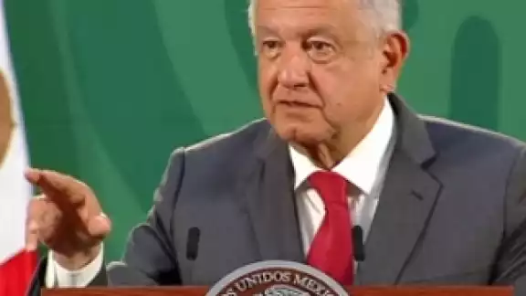 AMLO, durante su conferencia matutina