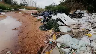 Basurero clandestino “inunda"   áreas cercanas de Jardines  del Sur