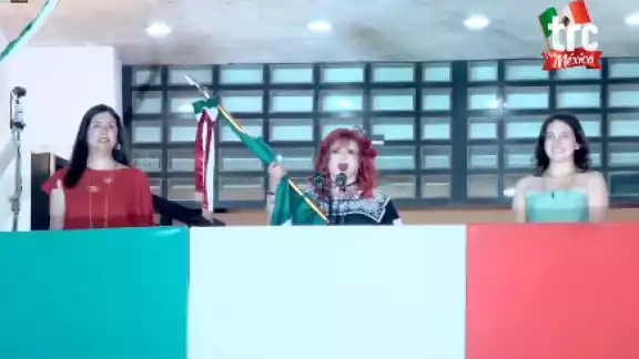 Layda Sansores realizó así el Grito de Independencia en Campeche (VIDEO)