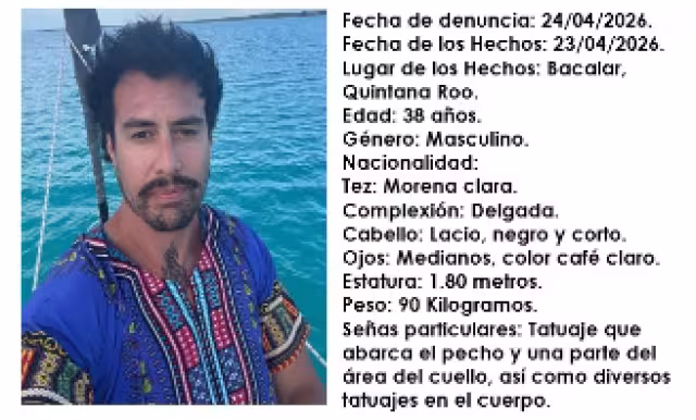 Activan protocolo de búsqueda en Bacalar tras desaparición de Faustino Sem Olayo Lira