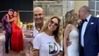 La diferencia de edad entre estas tres parejas no hace diferencia en su amor. Foto: Especial