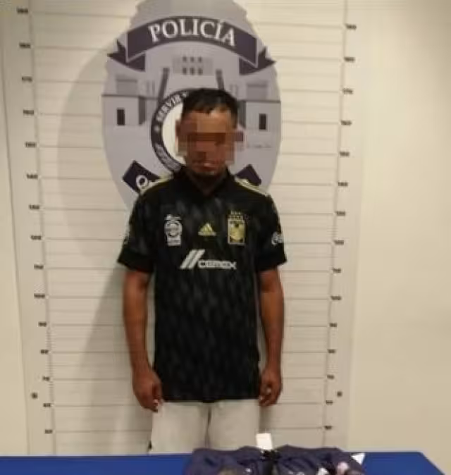 Elementos de la Policía Quintana Roo en Cancún detuvieron a Enrique "N" de 34 años