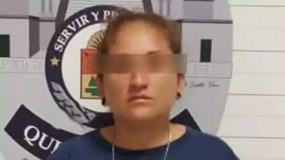 La mujer que responde al nombre Ivonne “N”, quien aún se encontraba en el lugar, fue detenida La mujer que responde al nombre Ivonne “N”, quien aún se encontraba en el lugar, fue detenida