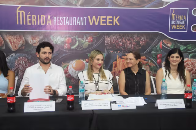 Presentan la séptima edición del Mérida Restaurant Week, del 29 de septiembre al 5 de octubre próximo