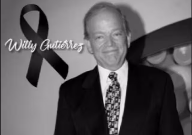 Willy Gutiérrez falleció a los 77 años. Foto: Especial