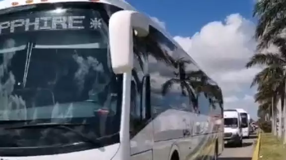 Genera tráfico vehicular por la manifestación.