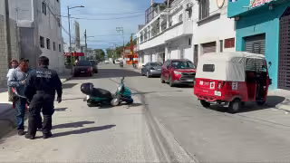Dos mujeres lesionadas tras choque en Ciudad del Carmen