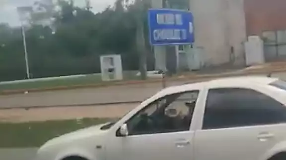El conductor le cerró el paso a la ambulancia