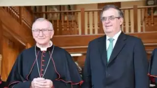 Pietro Parolin, secretario de Estado del Vaticano, se reunió con el Canciller Marcelo Ebrard