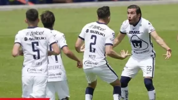Pumas le ganó 3-0 al San Luis en Ciudad Universidad (@PumasMX)