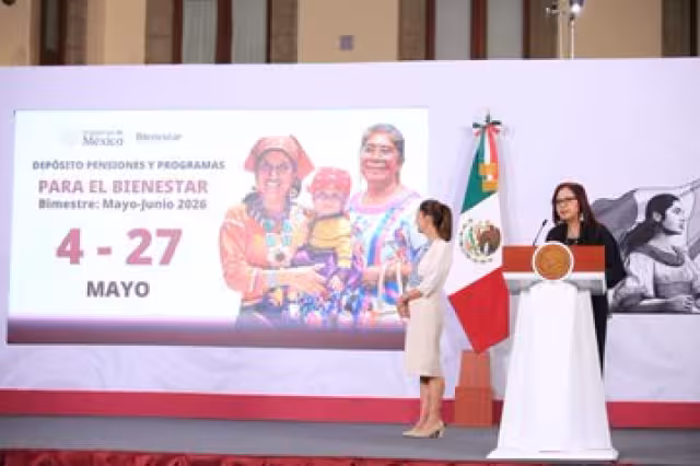 La titular de la Secretaría del Bienestar confirmó las fechas de pago.