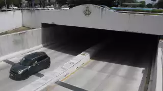 Paso Deprimido en Mérida se vuelve a inundar