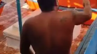 Hasta el momento no se sabe la gravedad de las heridas del lesionado