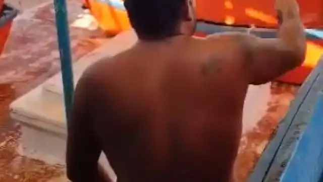 Hasta el momento no se sabe la gravedad de las heridas del lesionado