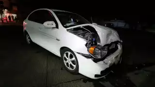 Un aparatoso choque vial se registró en la avenida Concordia