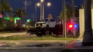 Vuelca auto en la carretera federal Campeche-Champotón a la altura de Ciudad del Sol