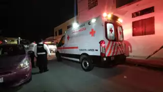 Paramédicos atendieron al lesionado