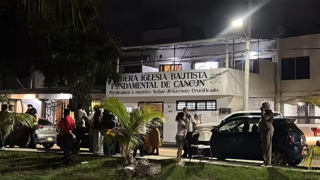 Los asistentes a la iglesia bautista fueron víctimas de la delincuencia.