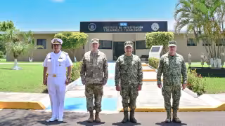 México y Estados Unidos refuerzan cooperación militar: Marina y Defensa se reúnen con el Comando Norte en Veracruz