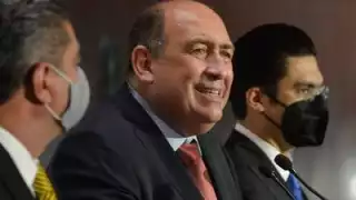 Rubén Moreira del PRI, quien preside la Jucopo, informó que exhortarán a las legisladoras a excusar su voto, pero ellas decidirán si lo hacen o no. Foto: Cámara de Diputados