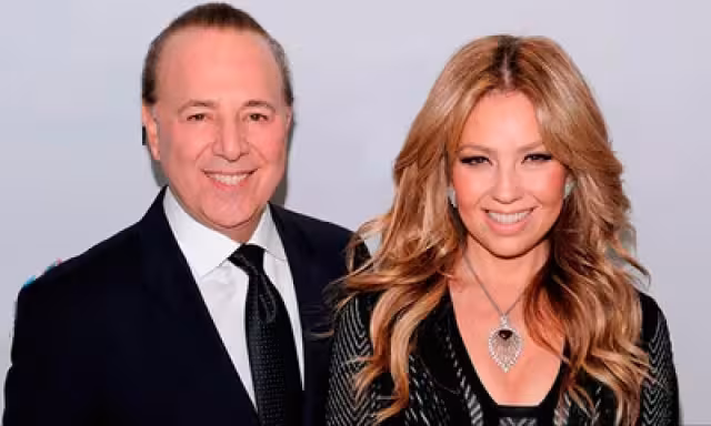 Thalía y Tommy Motola llevan muchos años casados y tienen dos hijos. Foto: Especial