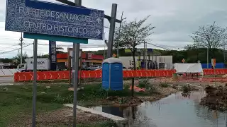 Cárcamos  reguladores de agua pluvial en Campeche, ya llegaron a su máxima capacidad 