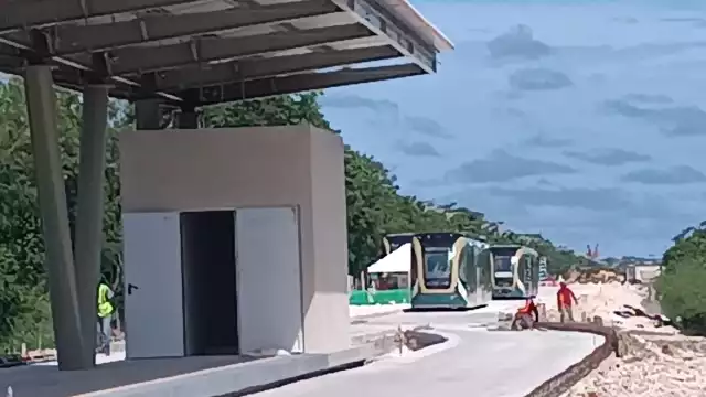 La construcción del Tren Ligero en la capital tiene un avance del 60%, especialmente en paraderos y espacios de circulación