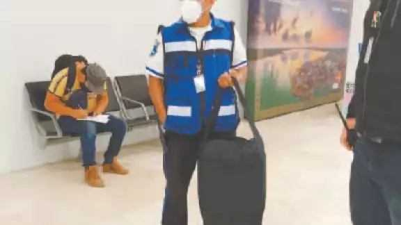 Una mochila sospechosa fue asegurada en la terminal Una mochila sospechosa fue asegurada en la terminal
