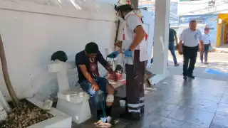 Ignora preferencia y arrolla a motociclista en cruce de la 47 con 22