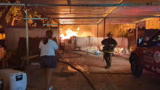 Afortunadamente el siniestro pudo ser controlado gracias a la rápida acción de los presentes.