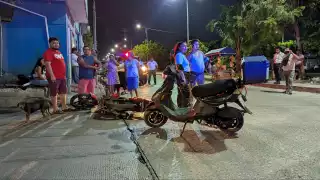 3 choques en Ciudad del Carmen