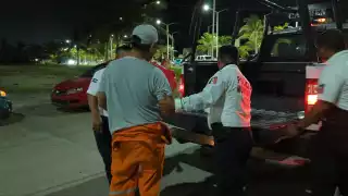 Fiscalía investiga accidente por alcance en colonia Playa Norte