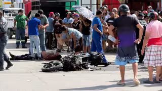 Motociclista resulta gravemente lesionado tras chocar contra una Tacoma en Champotón