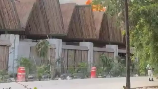 El incendio afectó a gran parte del Parque del Jaguar