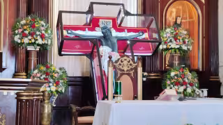 Restauran al Cristo Negro de San Román; INAH propone usar una réplica en las procesiones de Campeche