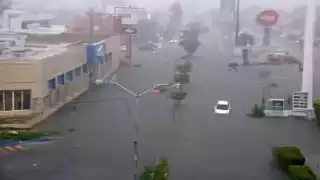 Con la llegada de Cristóbal el manto freático aumento su nivel, por lo que es más común que la ciudad se inunde rápidamente